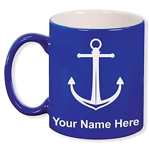 LaserGram Personalized Anchor Mug