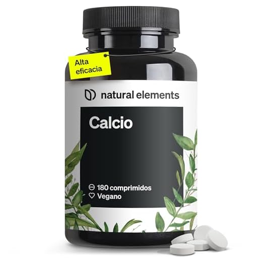 Calcio Pastillas Vegano de Alta Dosis – 180 Tabletas – 800mg de Carbonato de Calcio por Dosis Diaria – sin aditivos indeseables – fabricado en Alemania y probado en laboratorio