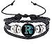 Produktbild Styliee Armband Armreif, Schmuck Geschenk, Riverdale Bracelet Men's Jewelry with Genuine Leather Multilayer Riverdale Pattern Glass Cabochon Charm Beaded Bracelet Bangle JB0263