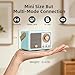 Baolira Retro Bluetooth Speaker, Wireless Portable Speaker with Crystal Clear Stereo Sound and Rich Bass, Vintage Decor, Retro Decor, Gifts for Teen Girls Boys Women (Blue)
