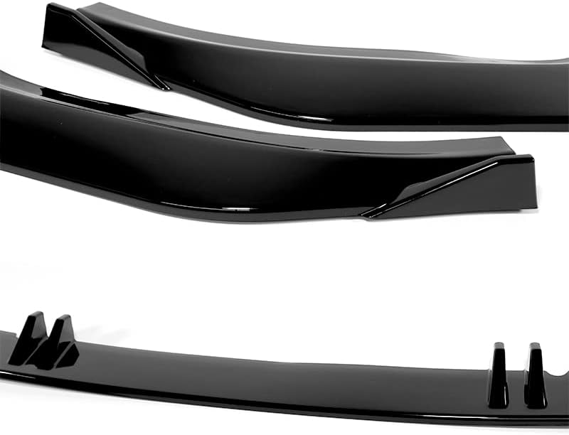 3PCS Front Bumper Lip Kit fit for Compatible with 2020-2022 Audi A5 S5, STP-Style Splitter Trim Protection Spoiler, Air-Dam-Chin-Diffuser (Painted Black)