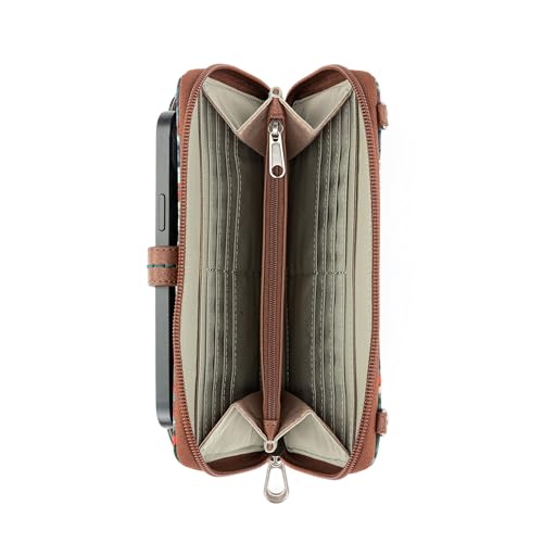 Image of Sakroots Smartphone Crossbody Purse - Women's Cellphone Bag & Wallet For Everyday - Convertible Wristlet With Zipper