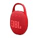 JBL Clip 5 - Rot – Tragbare Bluetooth-Lautsprecher-Box mit JBL Pro Sound, tiefem Bass und Playtime-Boost-Funktion – Wasserfest und staubfest – 12 h Laufzeit