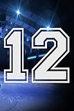 Photo Gallery 12 journal: a hockey jersey number #12 twelve notebook for writing and notes: great personalized gift for all players, coaches, and fans (ice rink puck print) Photo Gallery 12 journal: a hockey jersey number #12 twelve notebook for writing and notes: great personalized gift for all players, coaches, and fans (ice rink puck print)