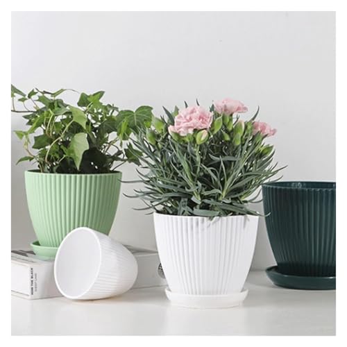 Pots de fleurs en résine durable jardinière décorative de salon - 6