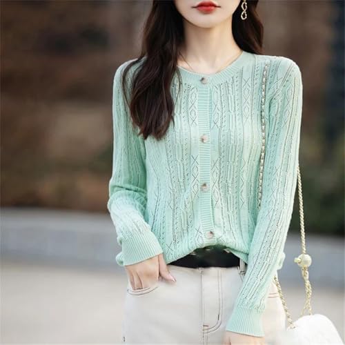 Cardigan Tricoté Slim d'Exception - Pull Manteau Solide de Qualité - 3