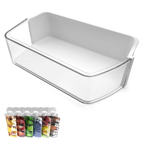 Image of DA97-12650A Fridge Door Shelves Bin (Right Upper) Compatible with Sam-sung Refrigerator Door Shelf Replacement RF260 RF261 RF263 Fit for Sam-sung Refrigerator Parts DA63-06963 DA63-07104A