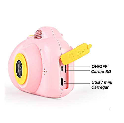 Camera Foto Digital Infantil - Kids Camera + Cartão Sd 32gb