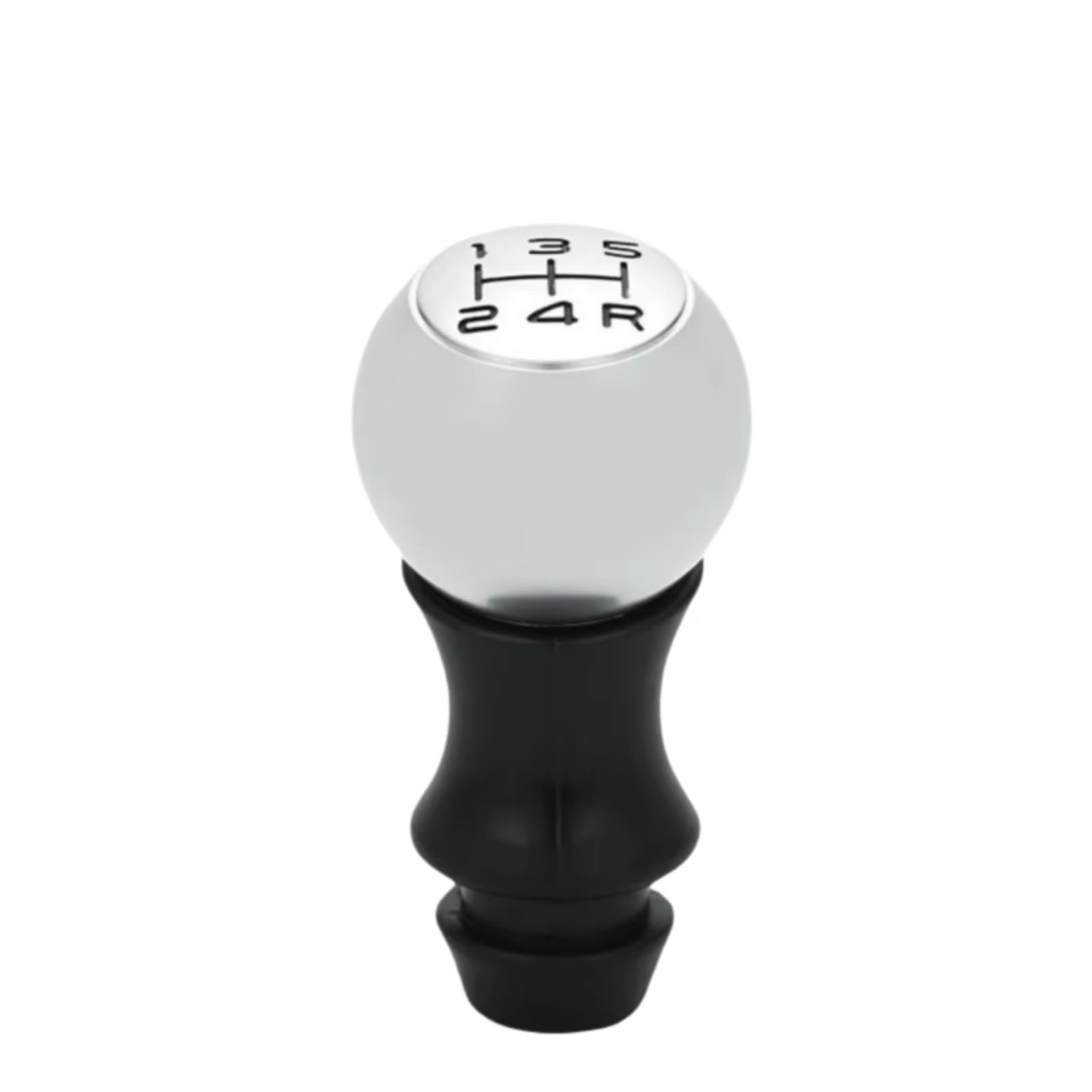 Mrcbroueo One Color Car Gear Shift Lever Compatible With Peugeot 106 206 306 406 107 207 307 407 301 308 2008 3008 5 For Speed Alloy Mt Gear Shift Knob Car(Matt Black Font)