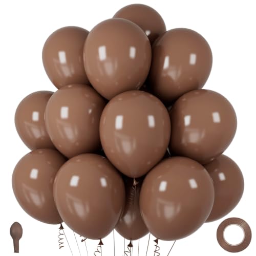 100pcs Brown Balloons 12 Inch Latex Helium balloons