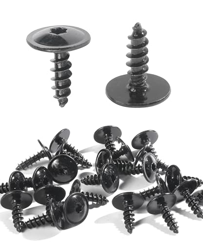 Flaconi 24PCS Viti per Auto,Viti per Lamiera del Parafango Dell'auto,Vite del Parafango,Vite Autofilettanti,Adatto per Rivestimenti di Passaggio a Ruote,Coperture per Ali,Cappuccio e Altro Ancora