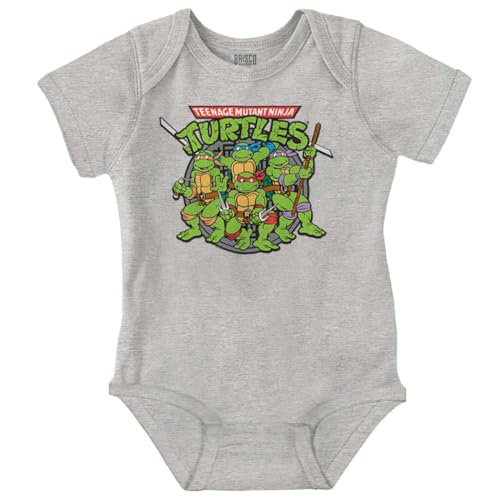 Brisco Brands Teenage Mutant Ninja Turtles Group Baby Romper Boys or Girls