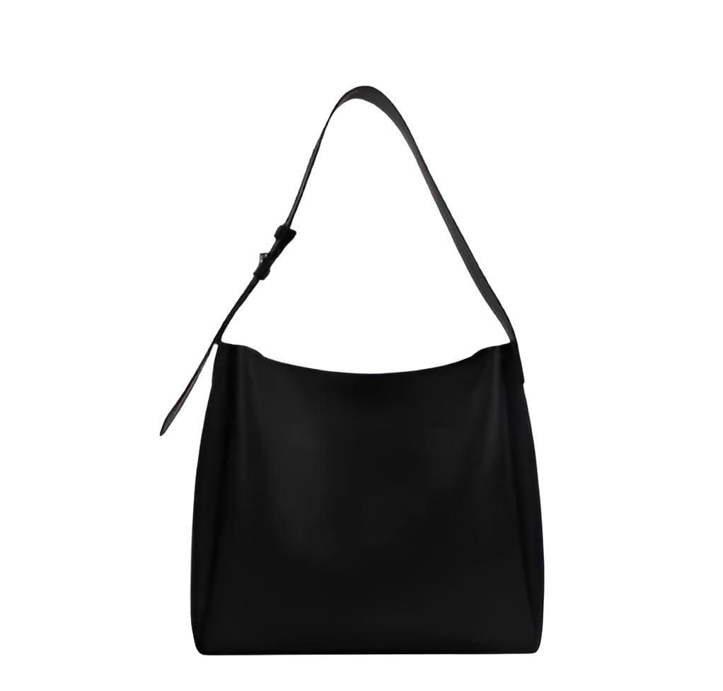 aksuti Classic Black Hobo Shoulder Bag, Adjustable Strap, Spacious Design-picture-48