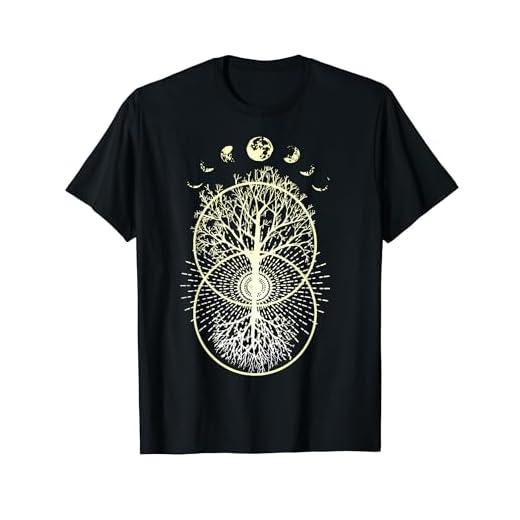 フェイズオブザムーン 生命の樹サークル Tシャツ