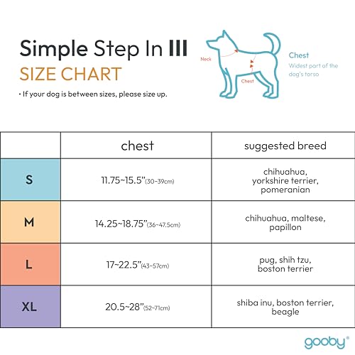 Gooby Simple Step-in Harness III, Pink, Medium by GOOBY - Image 2