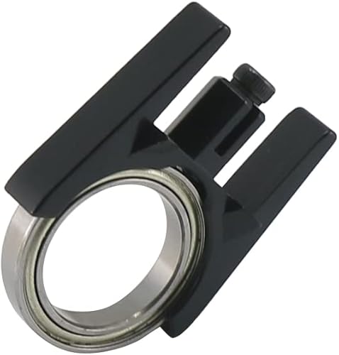 RCAWD Juego de soporte de alta velocidad de eje central de aleación de aluminio para 1-10 vehículos Arrma 3s Blx y Mega550 (negro)