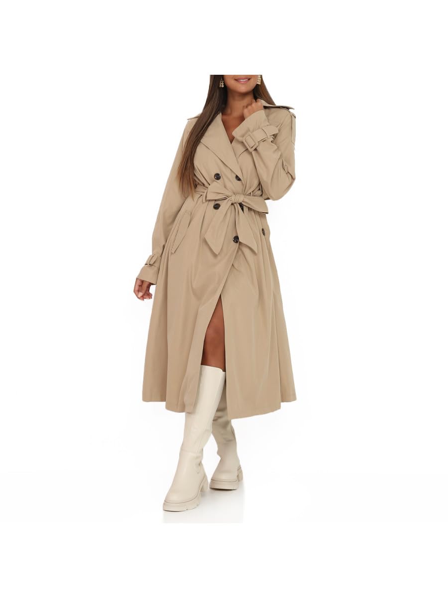 La Modeuse Trench long ceinturé