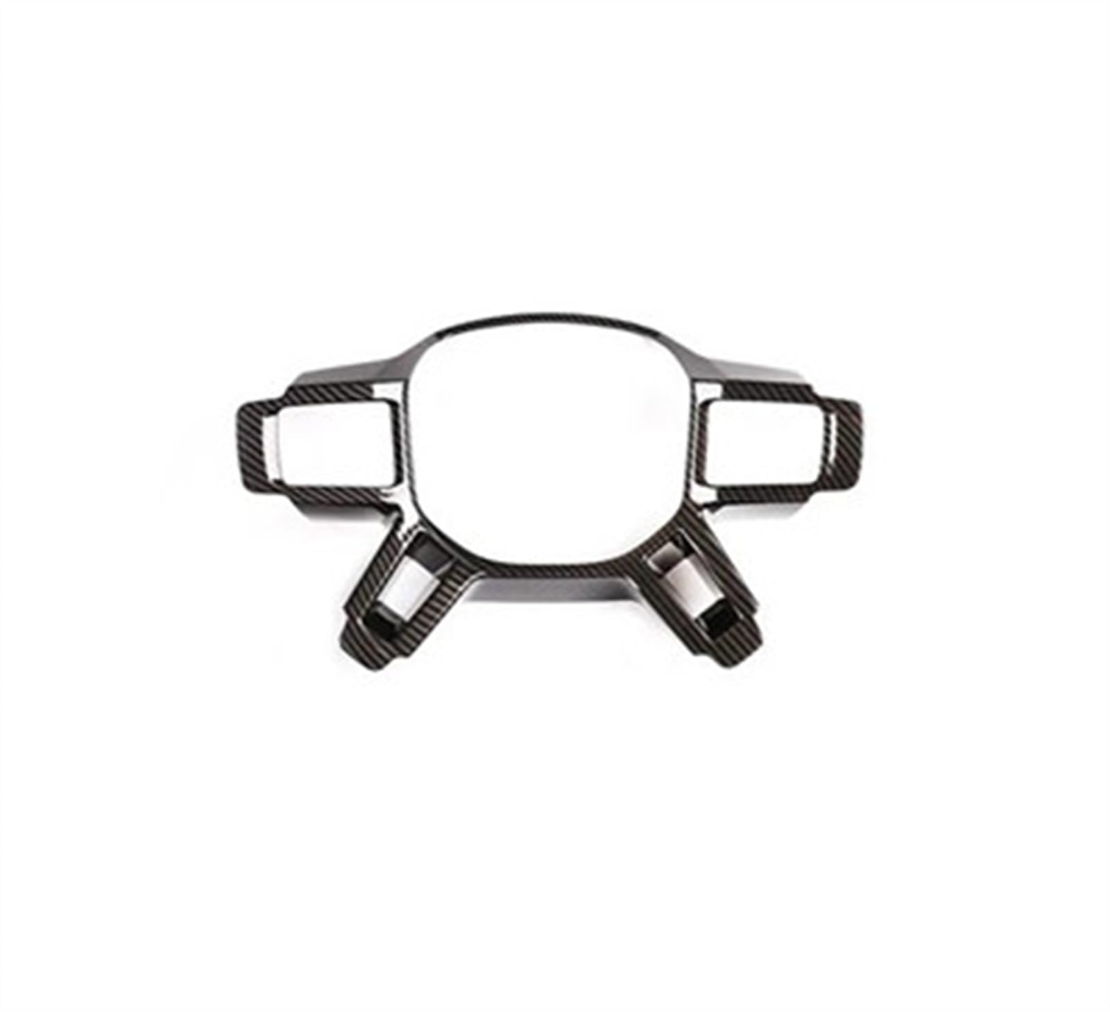 Yeskit Carbon Fiber Abs Interior Car Steering Wheel Decorative Sticker For Land-Rover For Defender 90 110 2020-2024(Carbon Fiber)