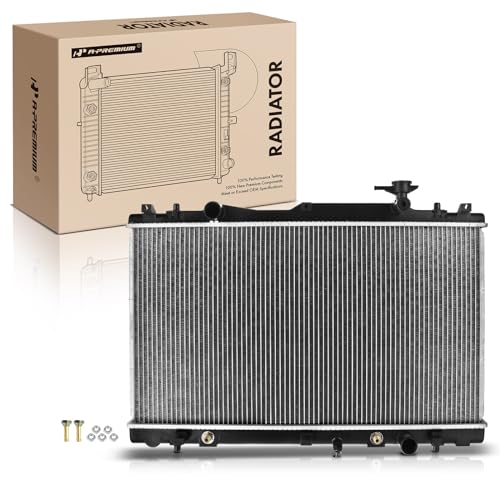 A-Premium Engine Coolant Radiator Assembly with Transmission Oil Cooler Compatible with Suzuki Kizashi 2010 2011 2012 2013 L4 2.4L, Automatic CVT Transmission, Replace# 1770057L30