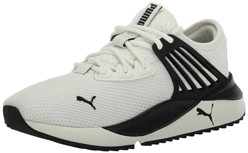 PUMA Men's Pacer Future Sneaker, Bright White Black, 9.5 UK