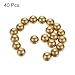 uxcell 40pcs Precision Solid Brass Bearing Balls 3/8