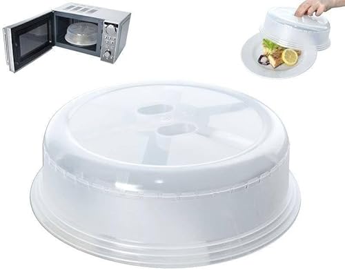 Mikrowellendeckel Mikrowellen-Abdeckhaube 26 cm Mikrowellendeckel Mikrowellen-Abdeckhaube 26 cm