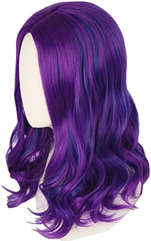 Cartoon Magic Purple Lob Wig for Costumes