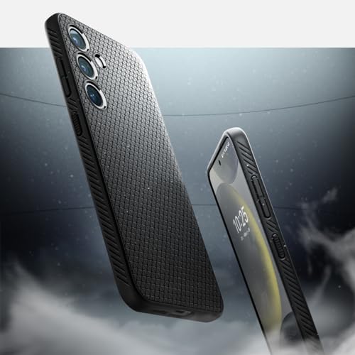 Image of Spigen for Galaxy S24 Plus Case, Liquid Air [No Magnet Ring] [Military-Grade Protection] - Matte Black