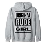 Ska Original Rude Girl de 2 Tonos Sudadera con Capucha