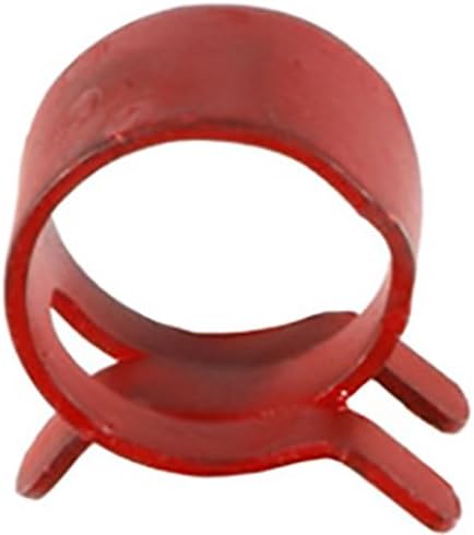 100 1/2 Spring Action Hose Clamps Red
