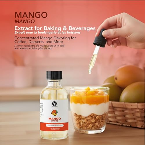 Image of Dolce Flav Mango Extract & Flavoring, for Baking, Drinks, 2oz