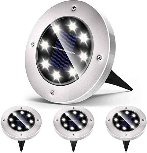 Lansidun 8 LED Solar Ground Lights