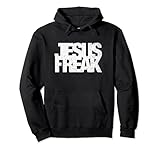 Vintage Jesus Freak 70's Style Distressed Christian Pullover Hoodie