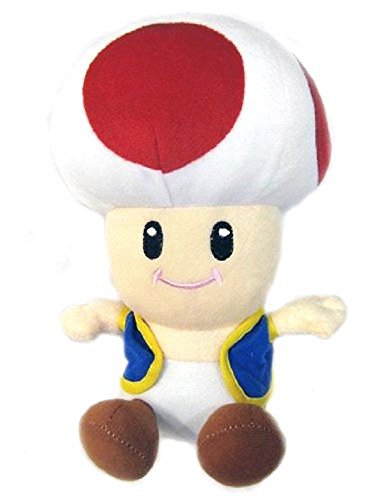 MARIO BROS.: Sapo vermelho de pelúcia de 28 cm (11