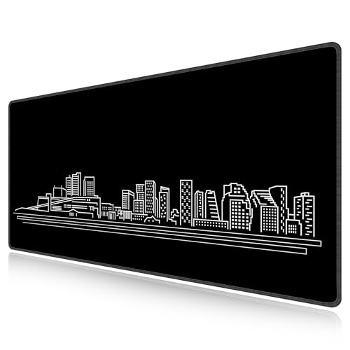 Tapis de souris gaming XXL 1400x700mm noir pour bureau et PC