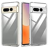 Wecare für Google Pixel 7 Pro Hülle Transparent Vergilbungsfrei, Ultradünne...
