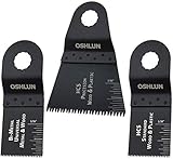Oshlun MMR-9903 Oscillating Tool Blade Combo for Rockwell SoniCrafter, 3-Pack