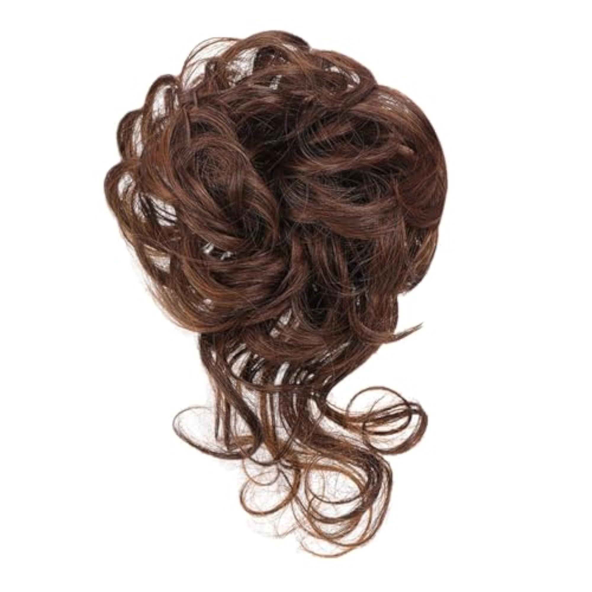 Light Brown Bun Scrunchies for Adding Volume