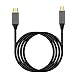 USB C to Mini DisplayPort, 4K@60HZ Type C [Thunderbolt 3 Compatible] to Mini DisplayPort Cable Compatible for MacBook Pro, iPad Pro 2018, Surface Book 2, Galaxy S8/S9 and More-6Ft (Braided)