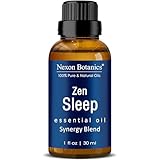 Zen Sleep Essential Oil Blend 30 ml - Lavender & Rosemary Relaxing Oil for Diffusers & Humidifiers - Calming Aromatherapy for Peaceful Sleep - Nexon Botanics