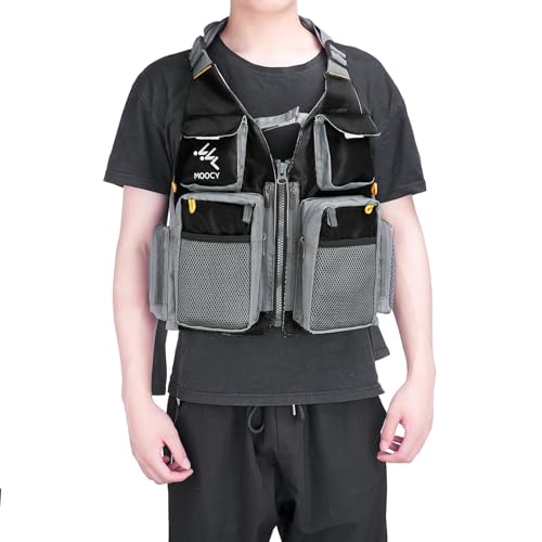 Image of Fly Fishing Vest, Multi Pockets Jacket Fishing Vest for Men, Women