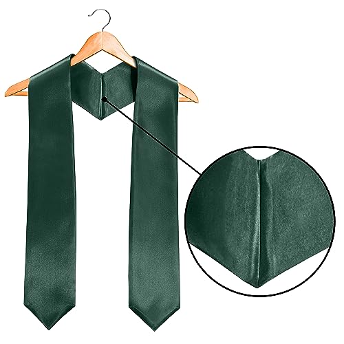 Image of Plain Graduation Stole Sash 60 Inch Unisex Adults Solid