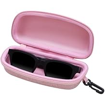XANAD Hard Case for Safety Glasses,Sunglass Eyeglass Shooting GlassesPink