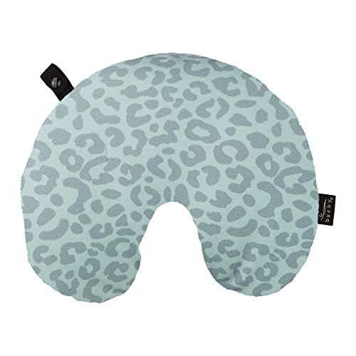 Bucky Travel Fun Fur Neck Pillow, One Size, Leopard Ice #TOP1