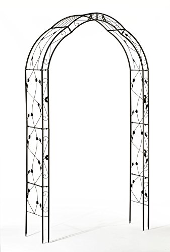 Preisvergleich Produktbild Gardenline Rosenbogen aus Metall / Durchgangshöhe 220 cm / zu Rosengang und Rosenlaube kombinierbar