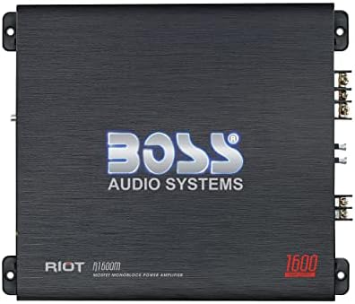 BOSS Audio Systems R1600M Monoblock Car Amplifier, 1600 Watts