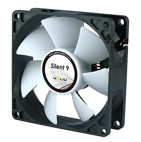 92mm Lüfter Gelid Solutions Silent 9 – 3-Pin Lüfter für Gehäuse