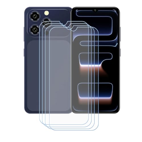 LCEHTOGYE �K�p Oukitel C17 2026�p�����K���X�A4�p�b�N�o�u���t���[�X�N���[���v���e�N�^�[�AHD�K���X�v���e�N�^�[�A�p�����K���X9H�d�x�ی�t�B�����K�p Oukitel C17 2026 (6,52")