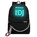 Produktbild Pioneer Pro Dj Freizeitrucksack Luminous Rucksack Printed Reisetasche Schulrucksack Mode Daypack mit USB-Anschluss Aufladen (Color : A10, Size : 32 X 15 X 45cm)