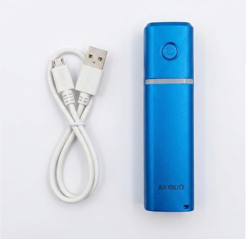 Mini Power Bank 2600mAh with LED Torch, Portable USB Power Bank, Compact Emergency Backup Charger for Smartphones, Earbuds & USB Devices-image-27